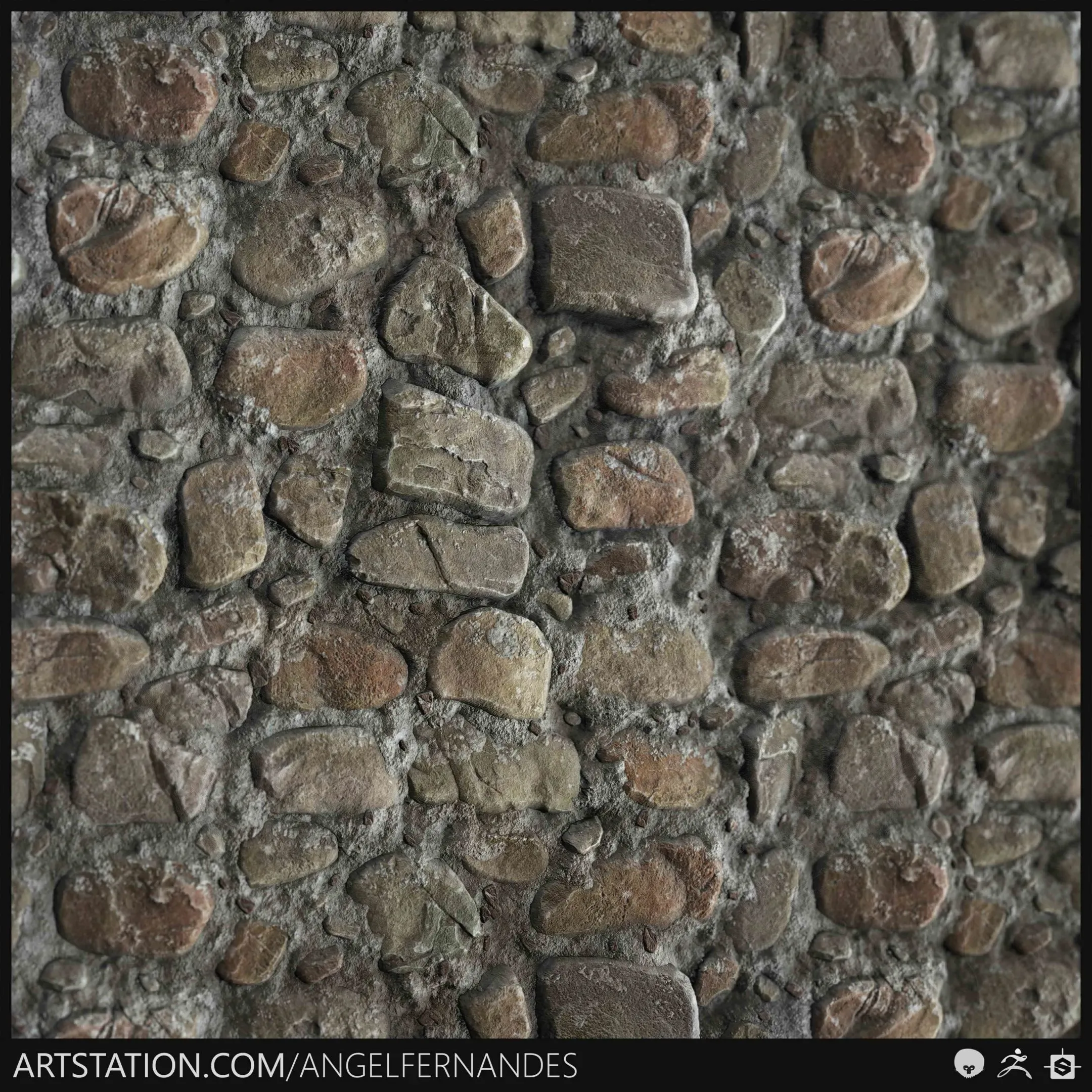 Stone Wall - Substance Designer & ZBrush