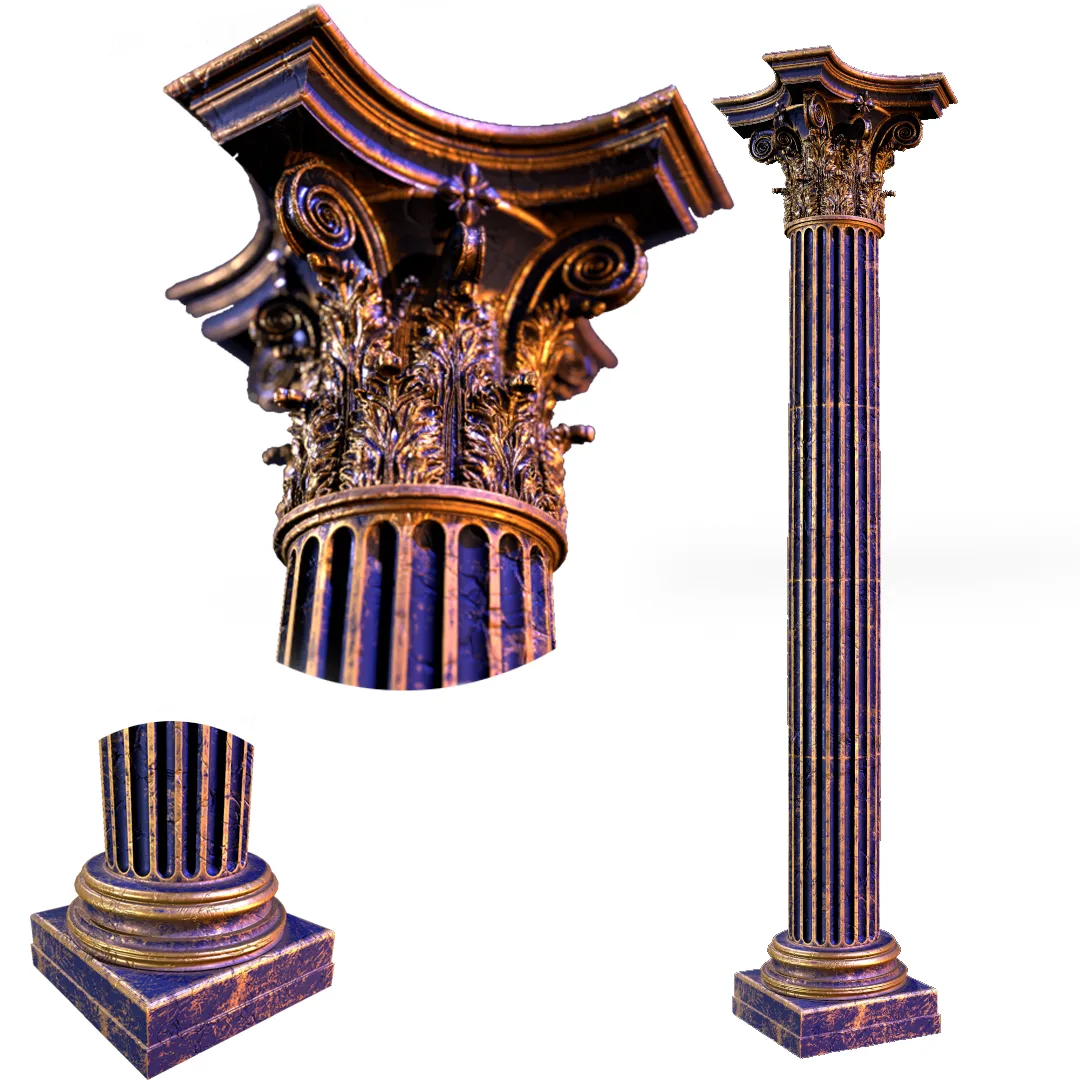 Greek Column Corinthian Style