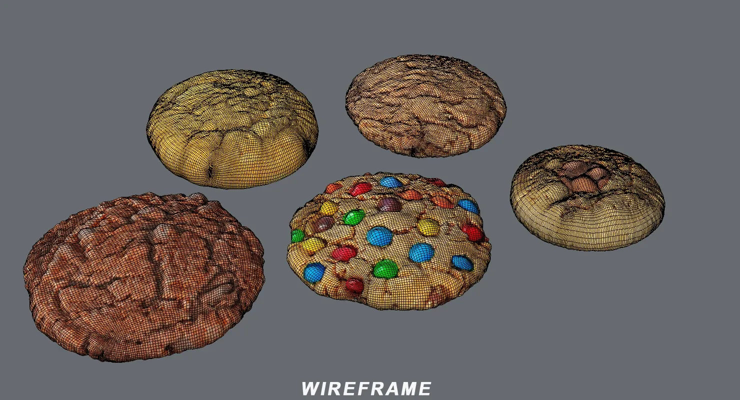 Cookies 3D Model