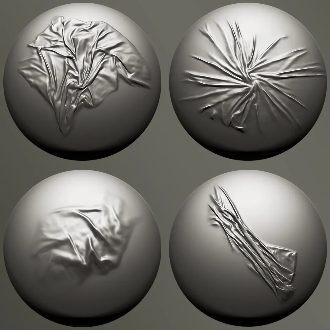 Zbrush – Wrinkles Brushes Vol.1