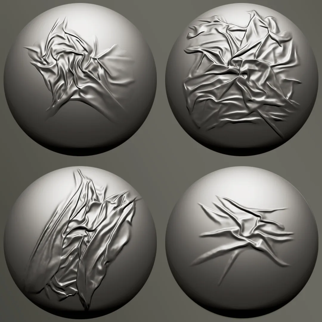 Zbrush – Wrinkles Brushes Vol.1