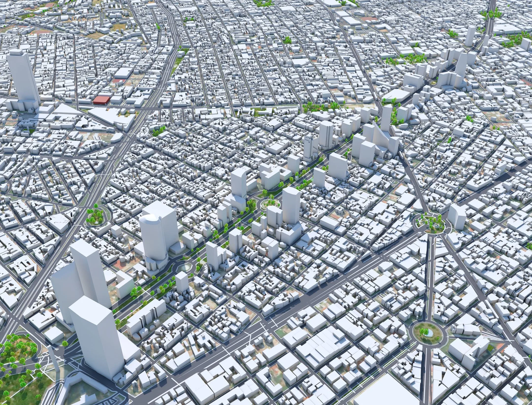 Mexico City 3D Model 50km