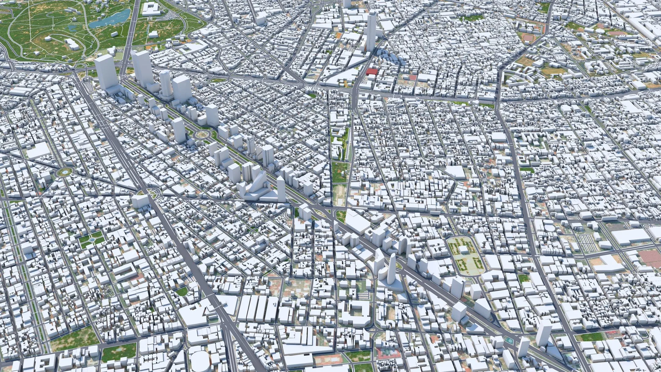 Mexico City 3D Model 50km