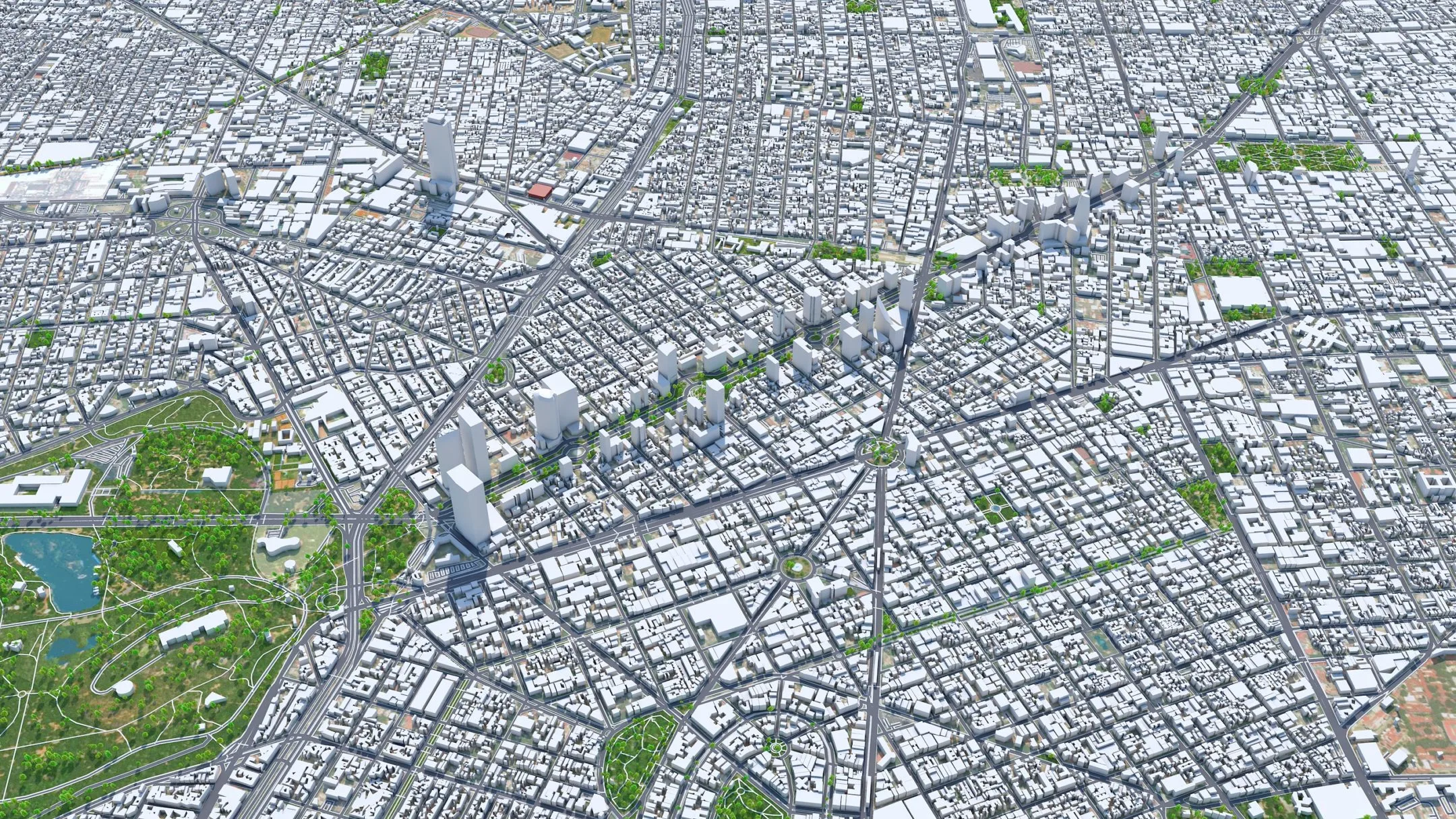 Mexico City 3D Model 50km