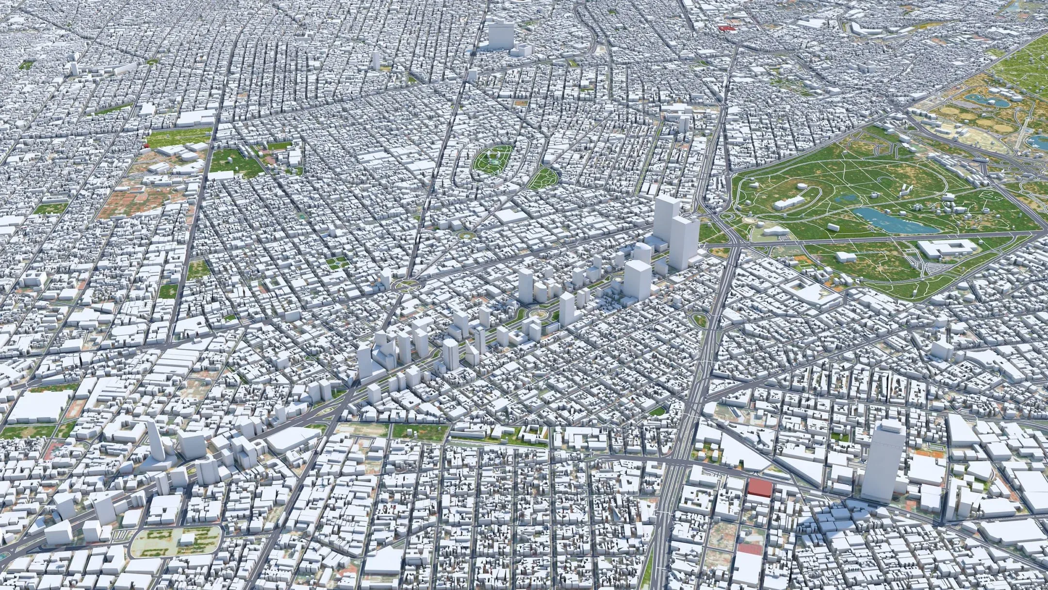 Mexico City 3D Model 50km