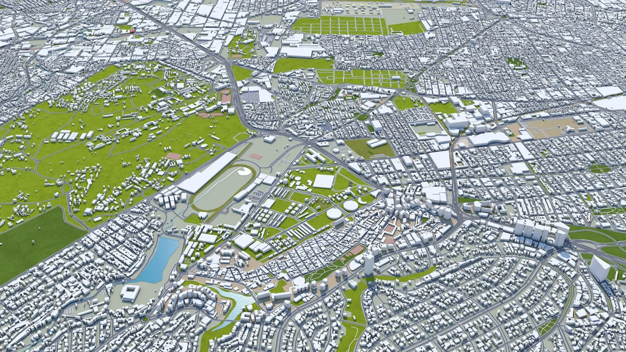 Mexico City 3D Model 50km