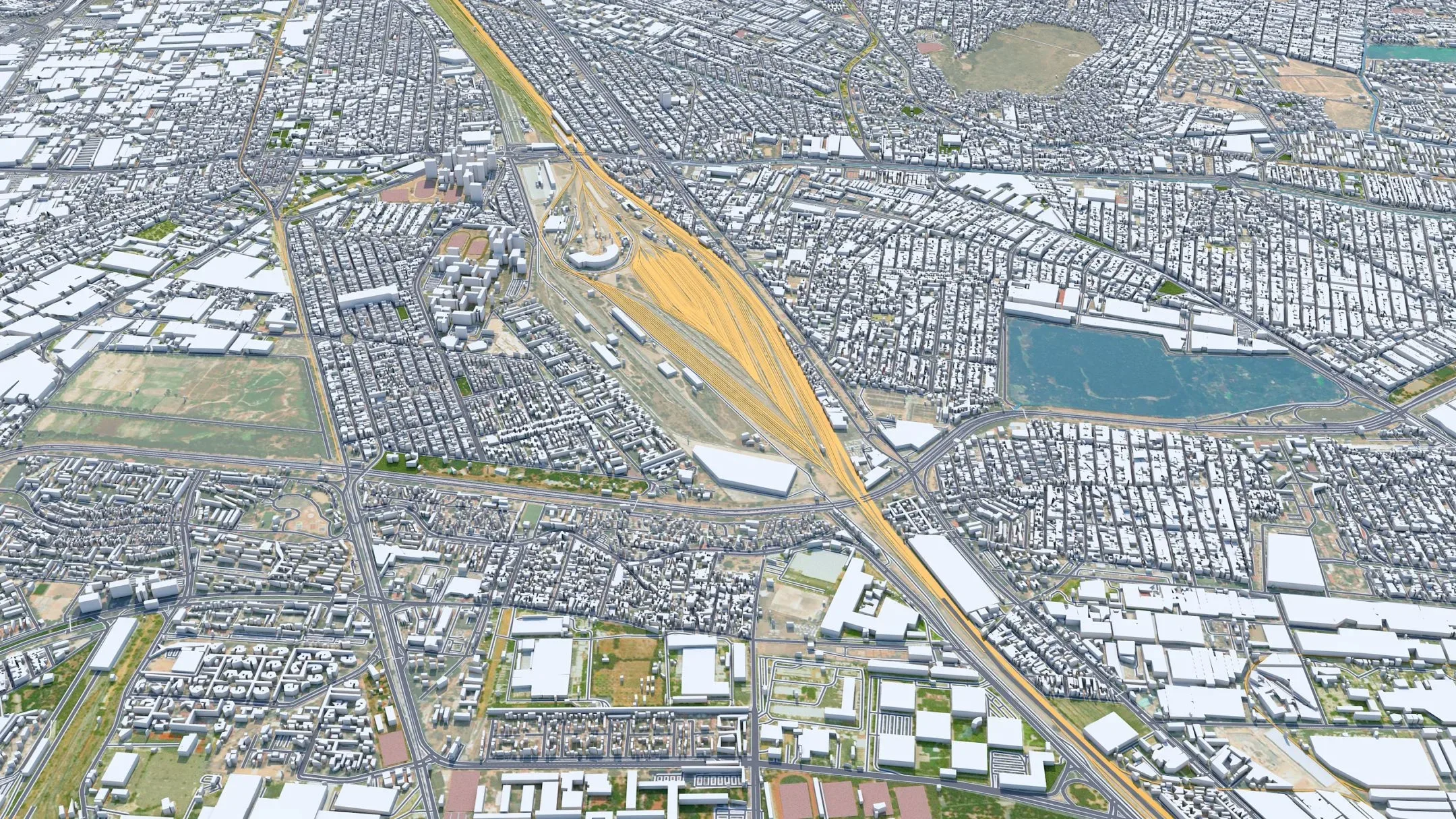 Mexico City 3D Model 50km