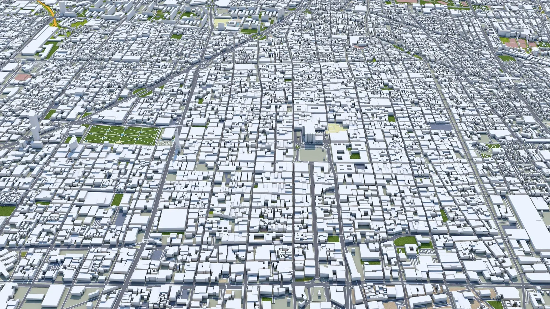 Mexico City 3D Model 50km