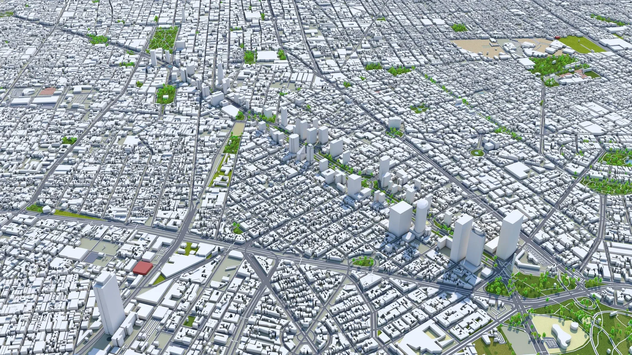 Mexico City 3D Model 50km
