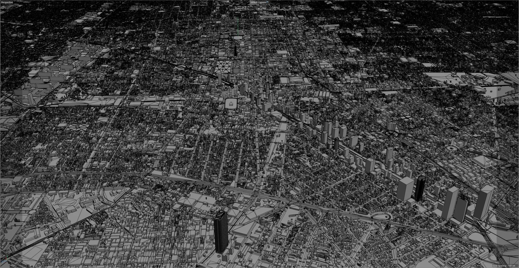 Mexico City 3D Model 50km