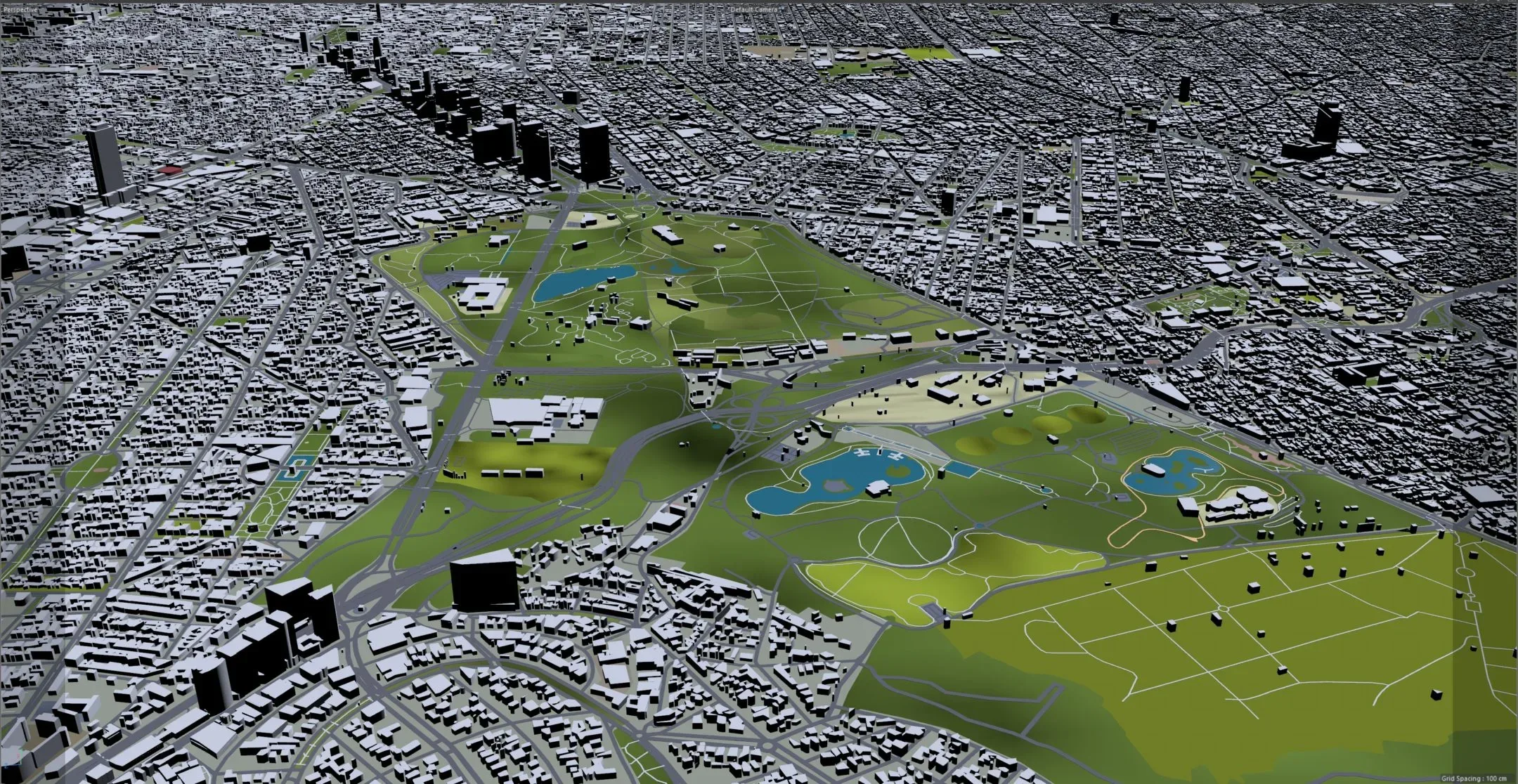 Mexico City 3D Model 50km