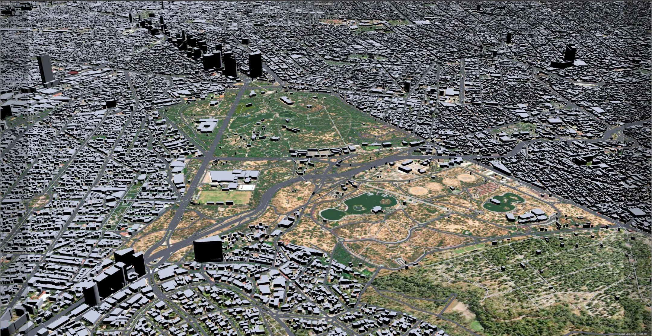 Mexico City 3D Model 50km