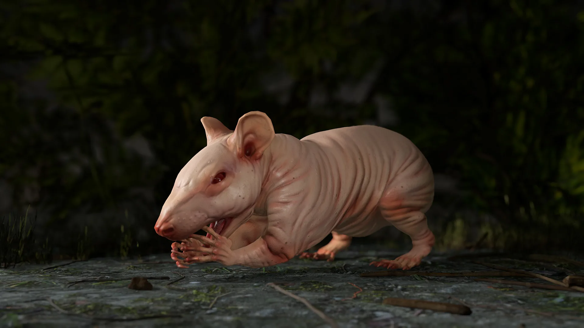 Naked Rat FlippedNormals