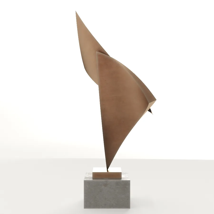 Modern Decorative Abstract Copper Art Sculpture 15
