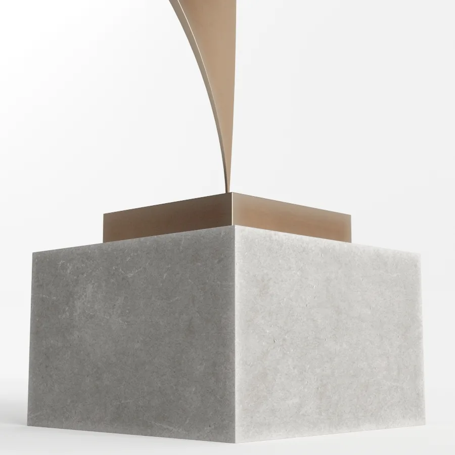 Modern Decorative Abstract Copper Art Sculpture 15