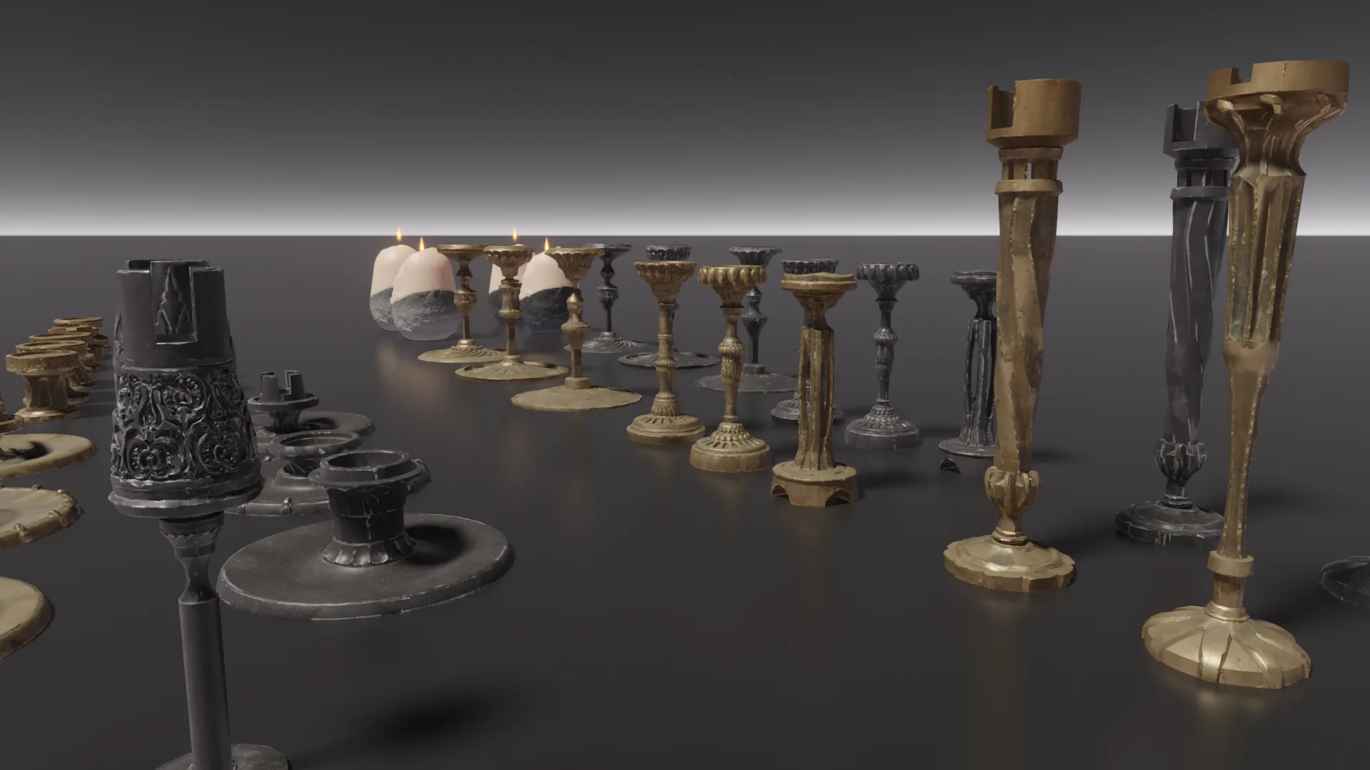Candles 3d Kit Candle Animation Flippednormals