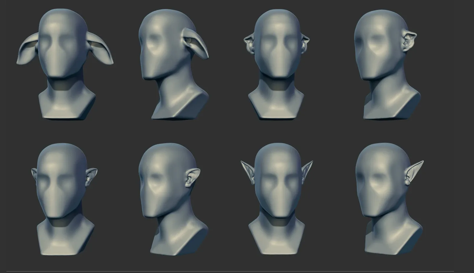 15 ZBrush Fantasy Ear VDMs