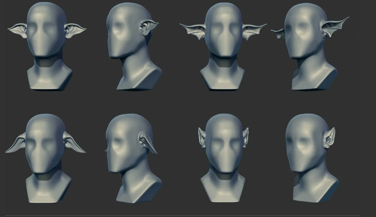 15 ZBrush Fantasy Ear VDMs