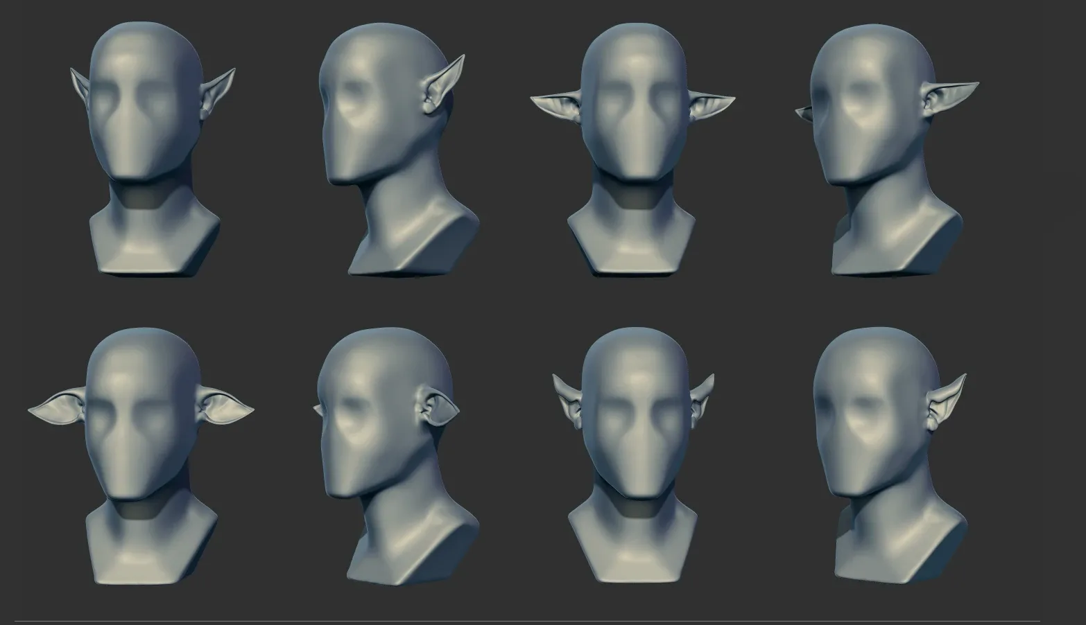 15 ZBrush Fantasy Ear VDMs