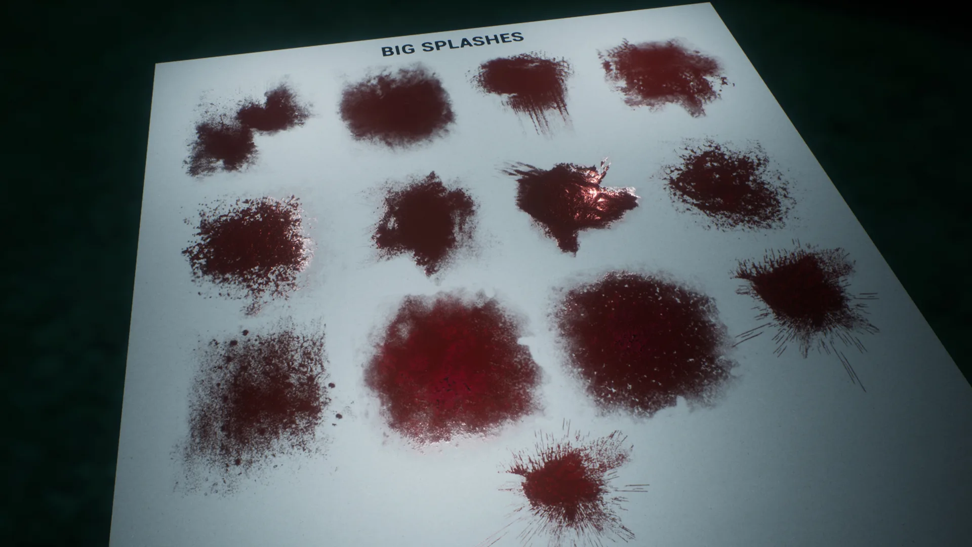 Blood Decals - 1000 Textures