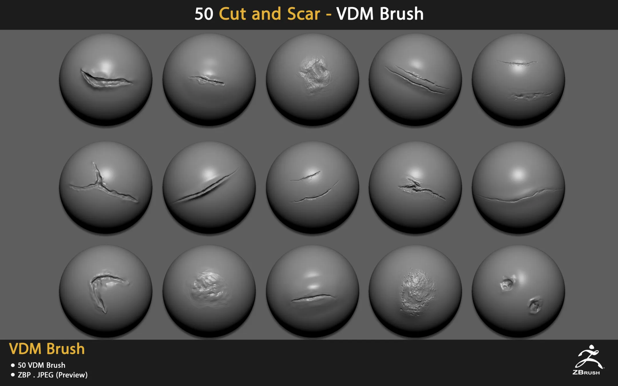 50 Cut and Scars - VDM Brush