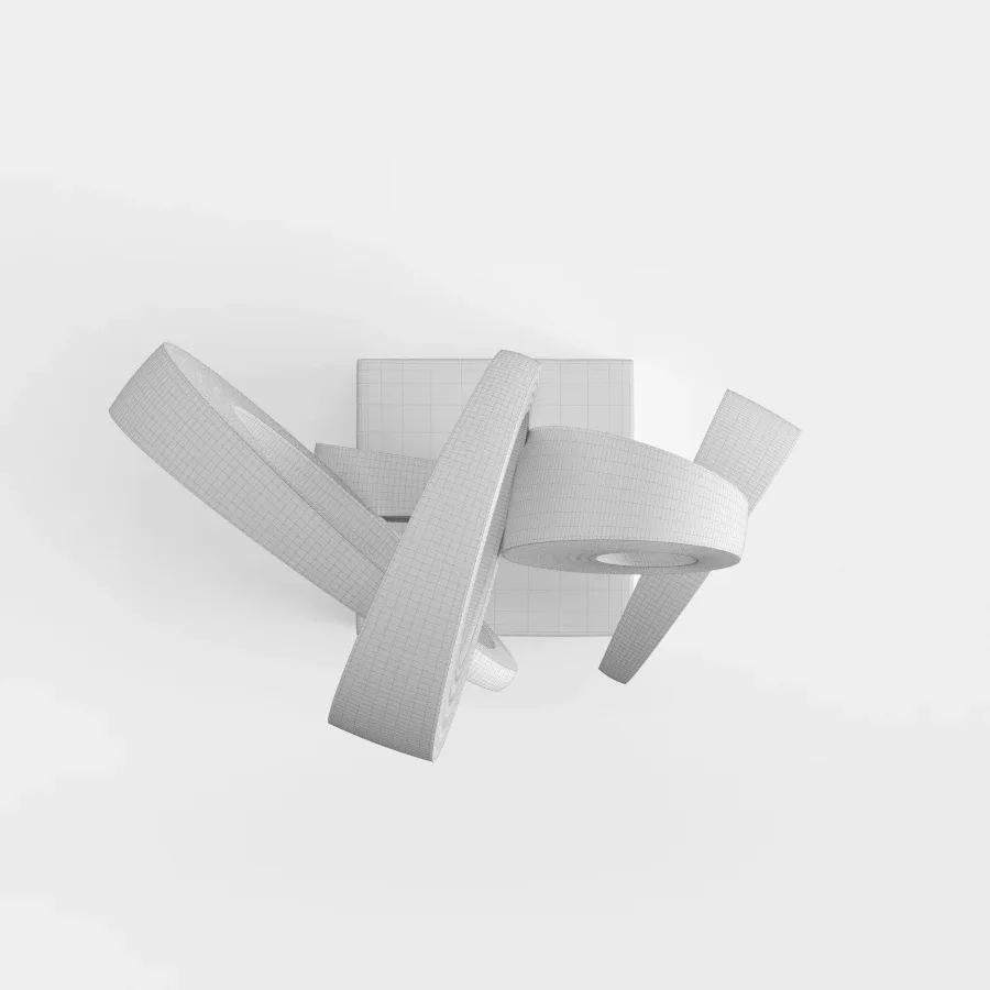 Modern Decorative Abstract Copper Art Sculpture 03