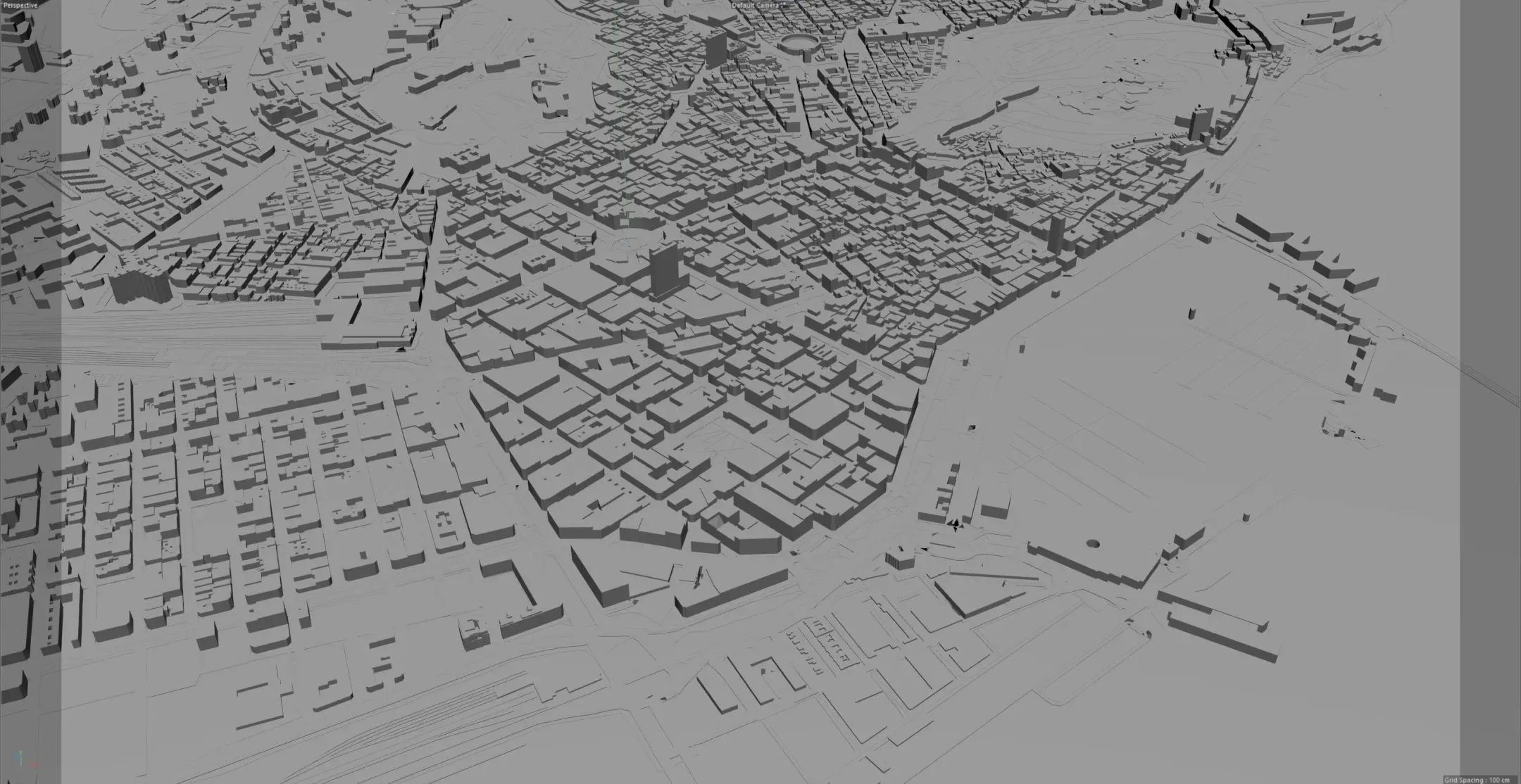 Alicante City Spain 3D Model 40km