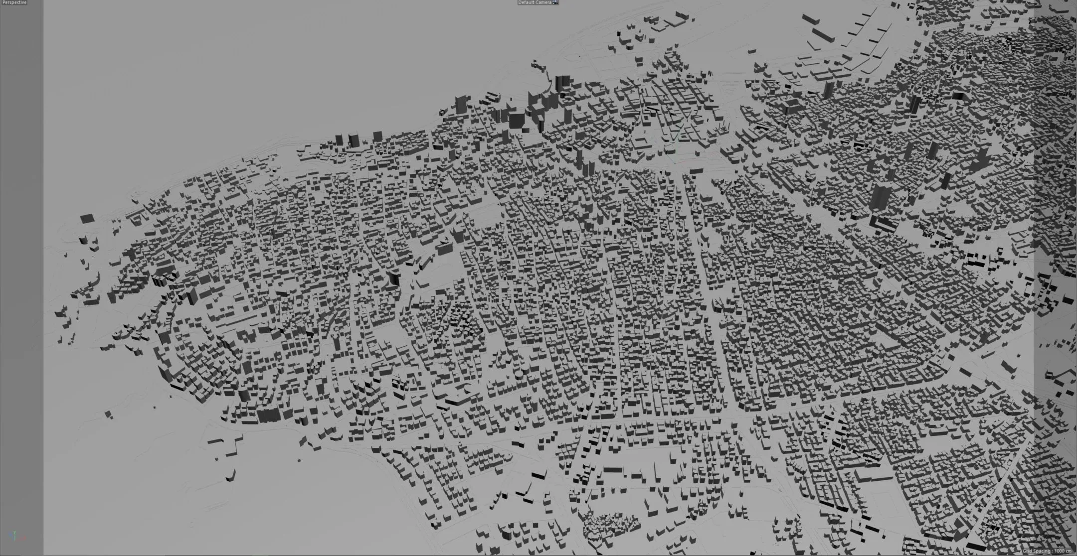 Beirut City Lebanon 3D Model 30 km