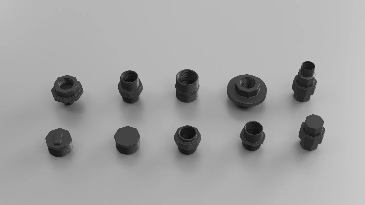 Hard Surface Kitbash - 110 Pieces