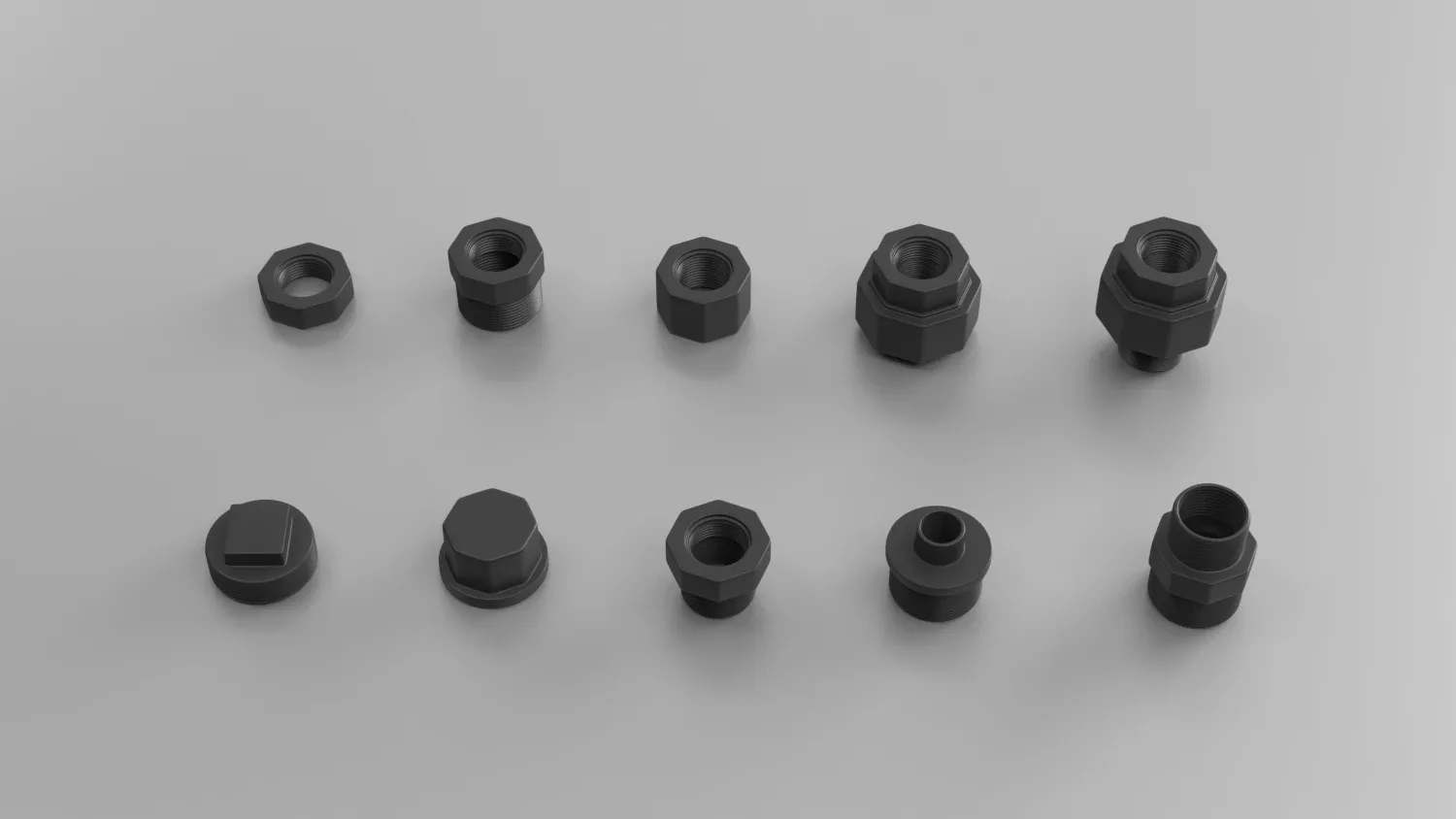 Hard Surface Kitbash - 110 Pieces