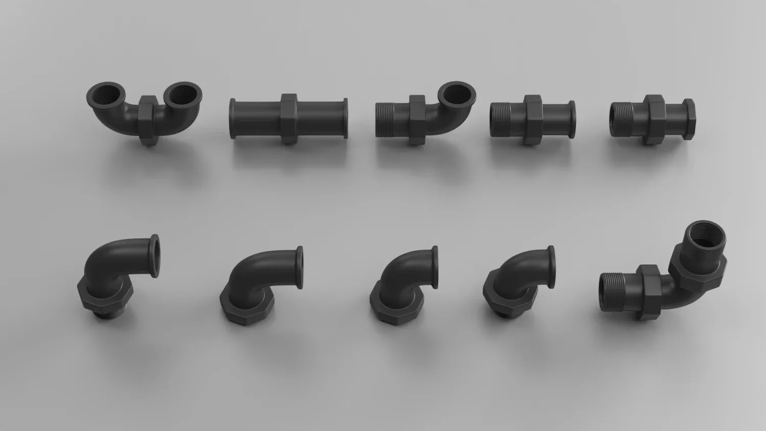 Hard Surface Kitbash - 110 Pieces