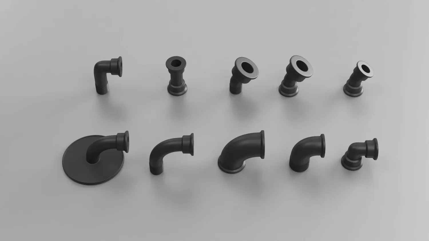 Hard Surface Kitbash - 110 Pieces