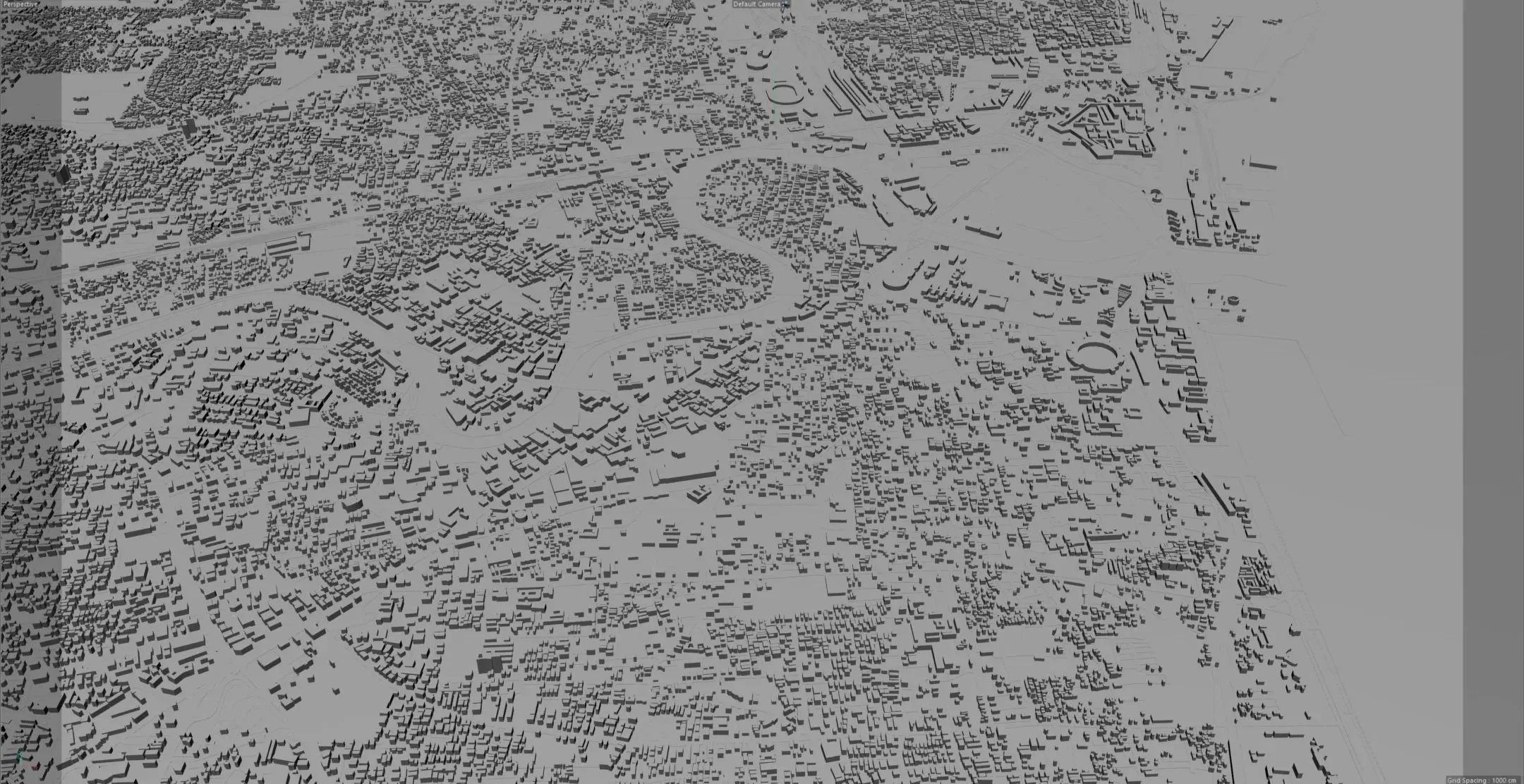 Chennai City India 3D Model 60Km