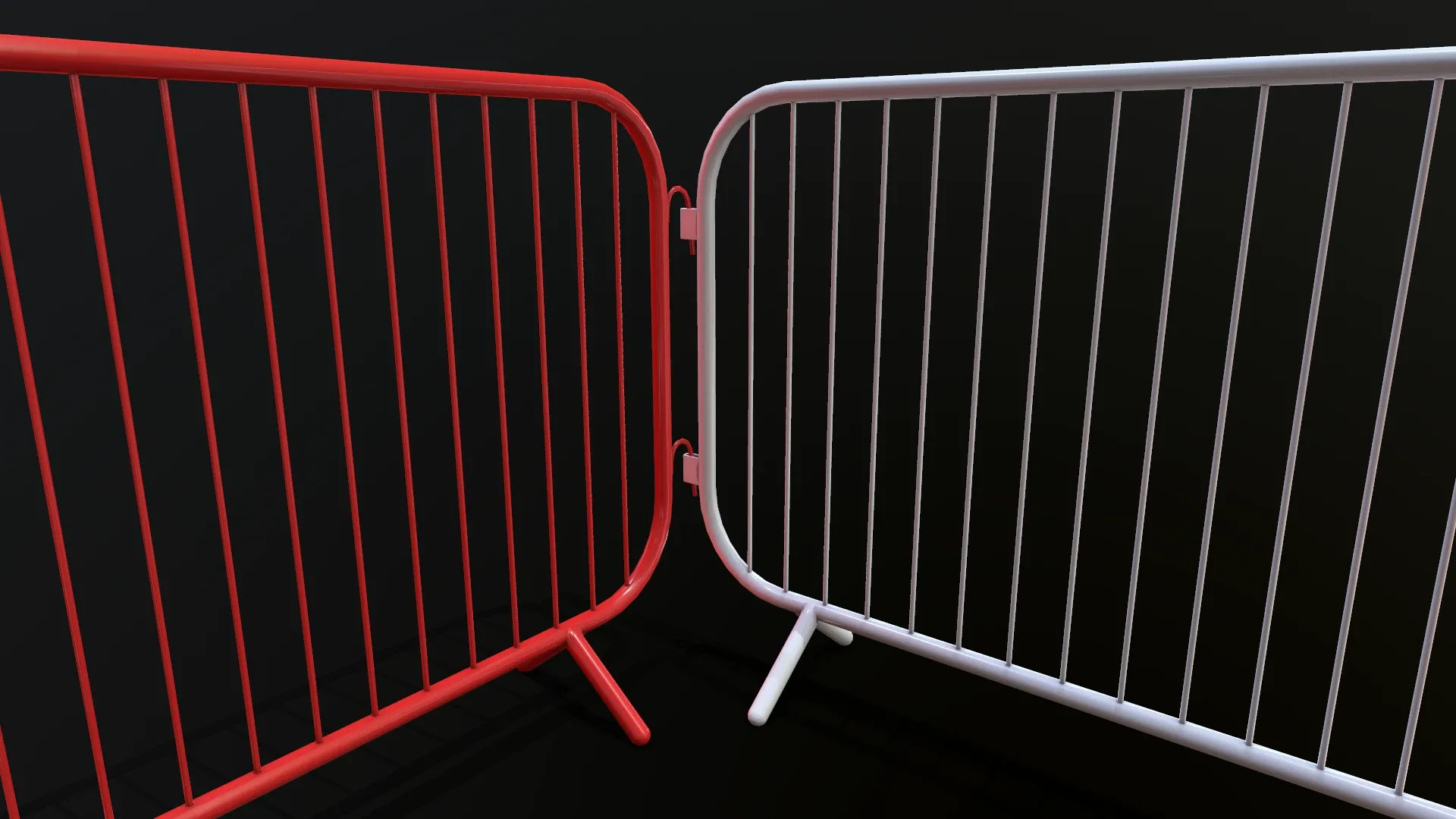 Crowd Control Barrier Game-ready