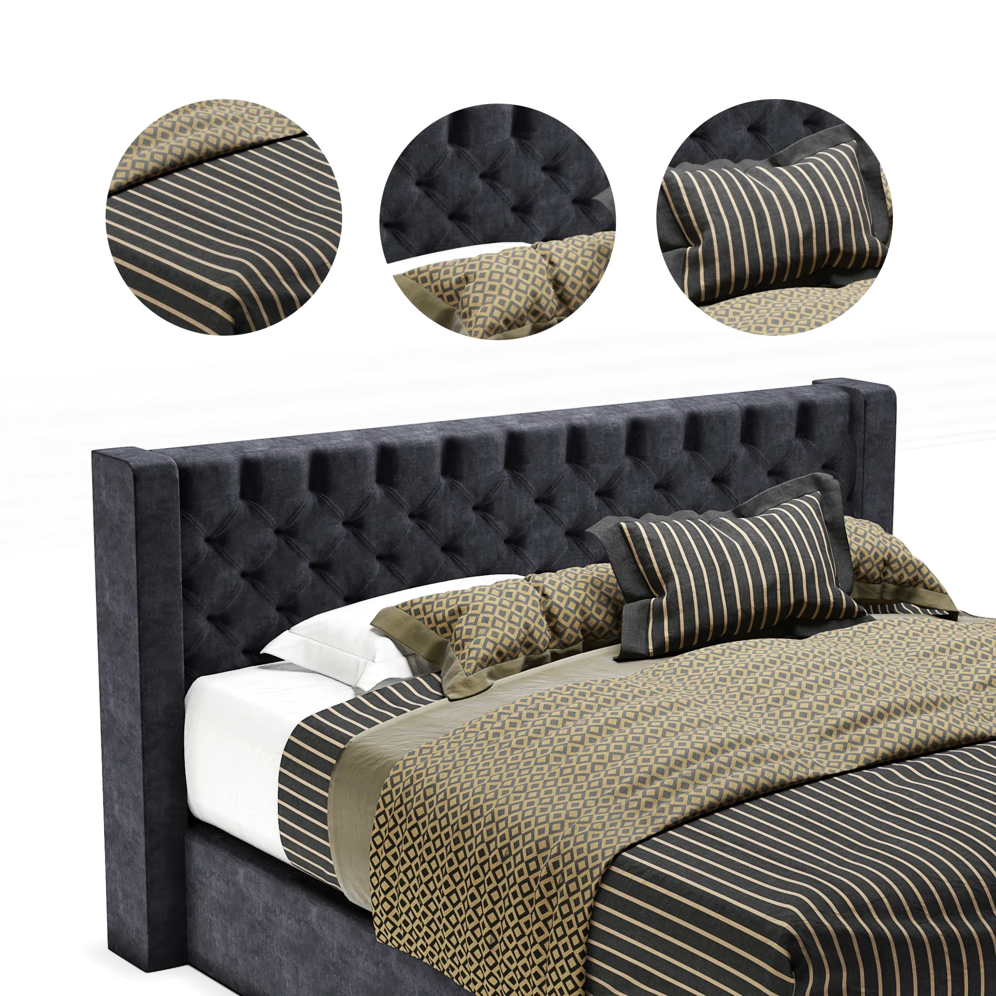 Alana Upholstered Bed