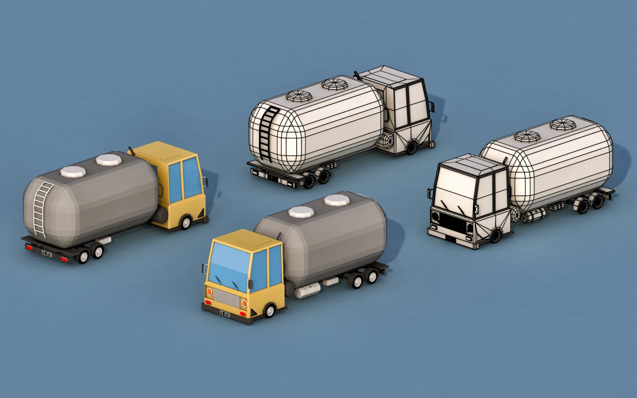 Cartoon Transport Cars