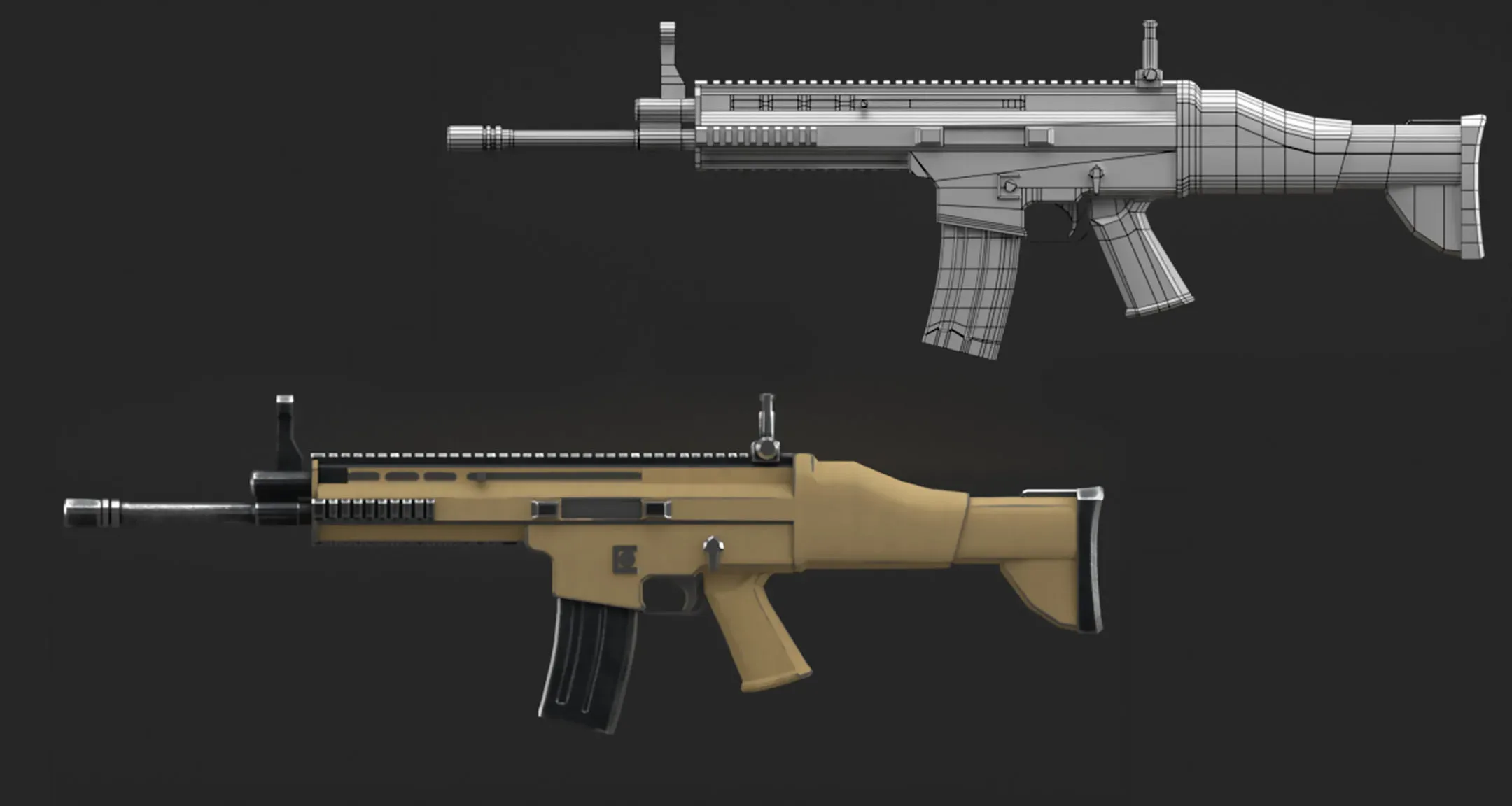 Fn Scar Gun