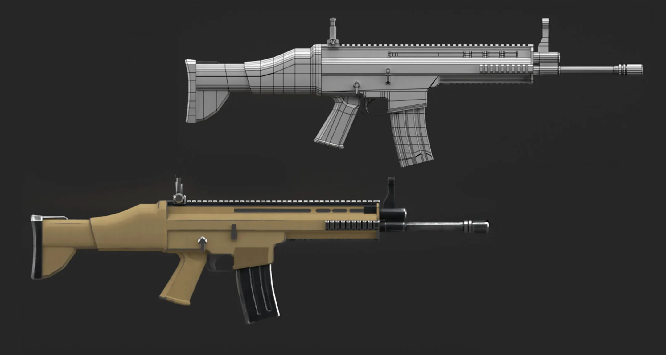 Fn Scar Gun