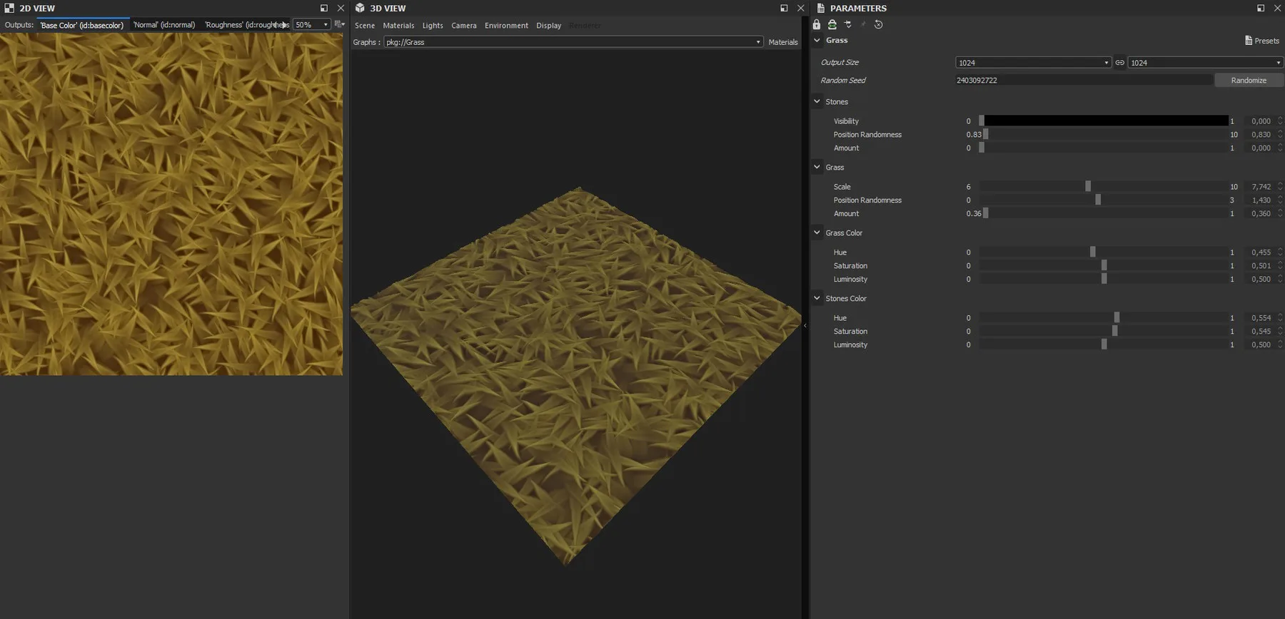 Stylized Grass Material