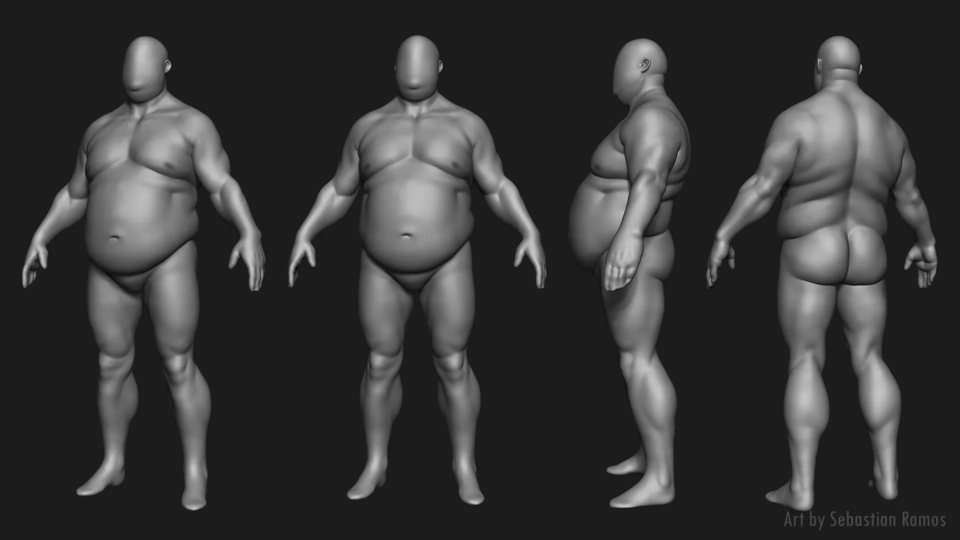 Basemesh Fat Male