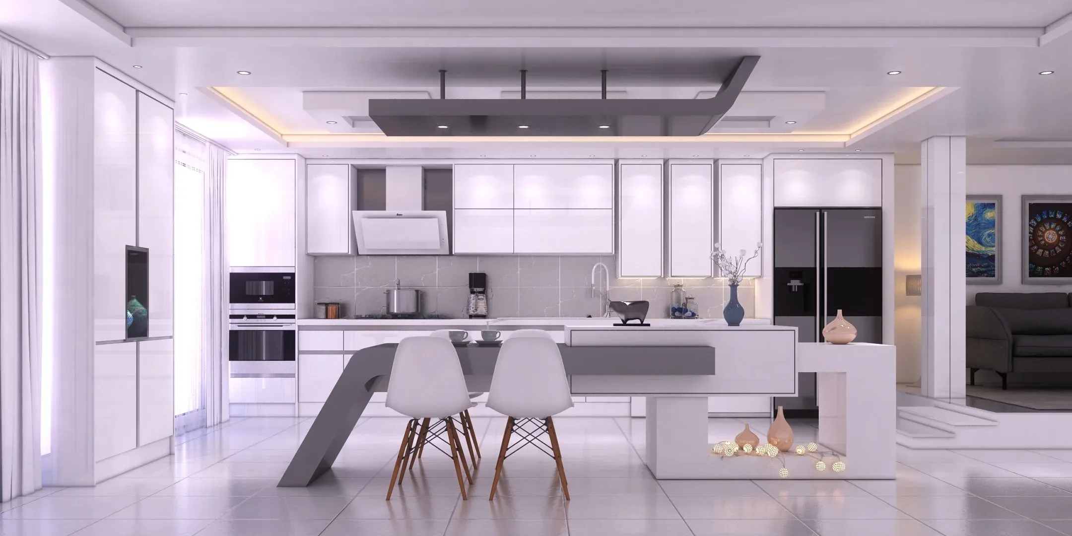 Gray Kitchen