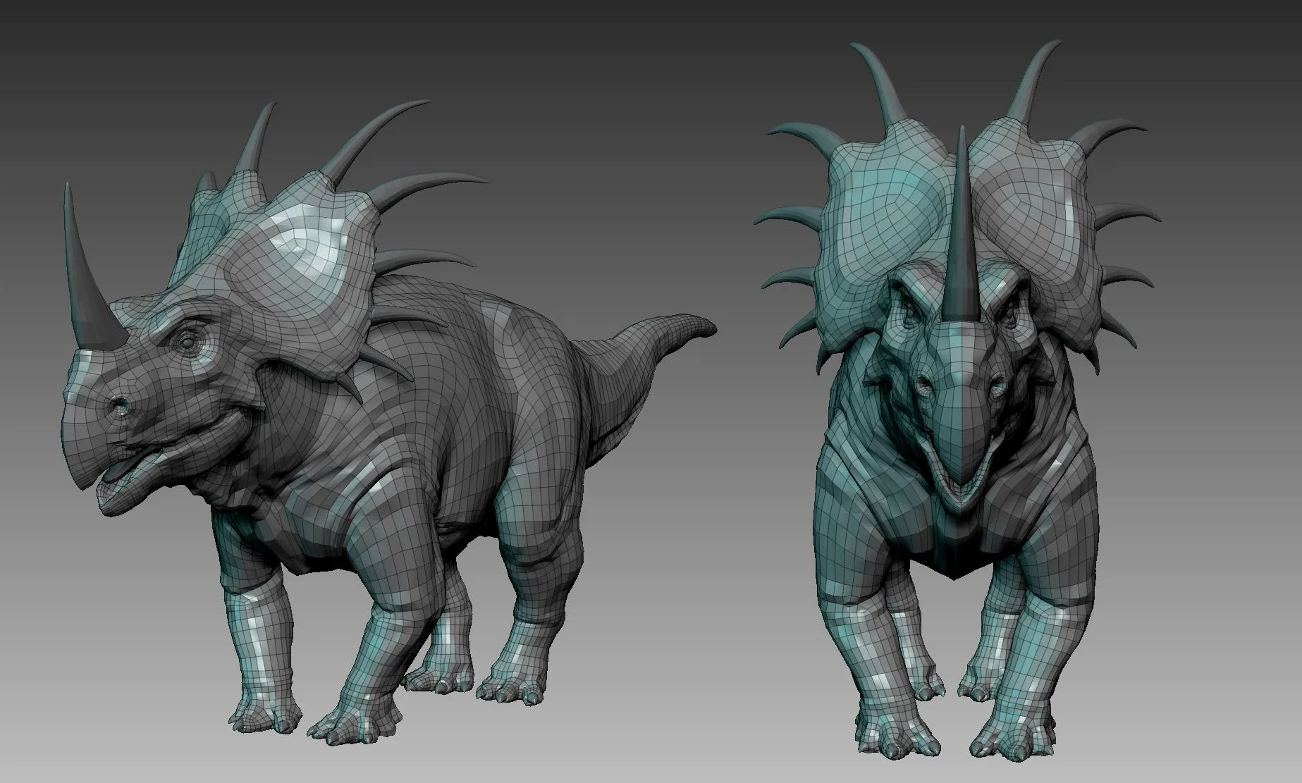 Styracosaurus Model