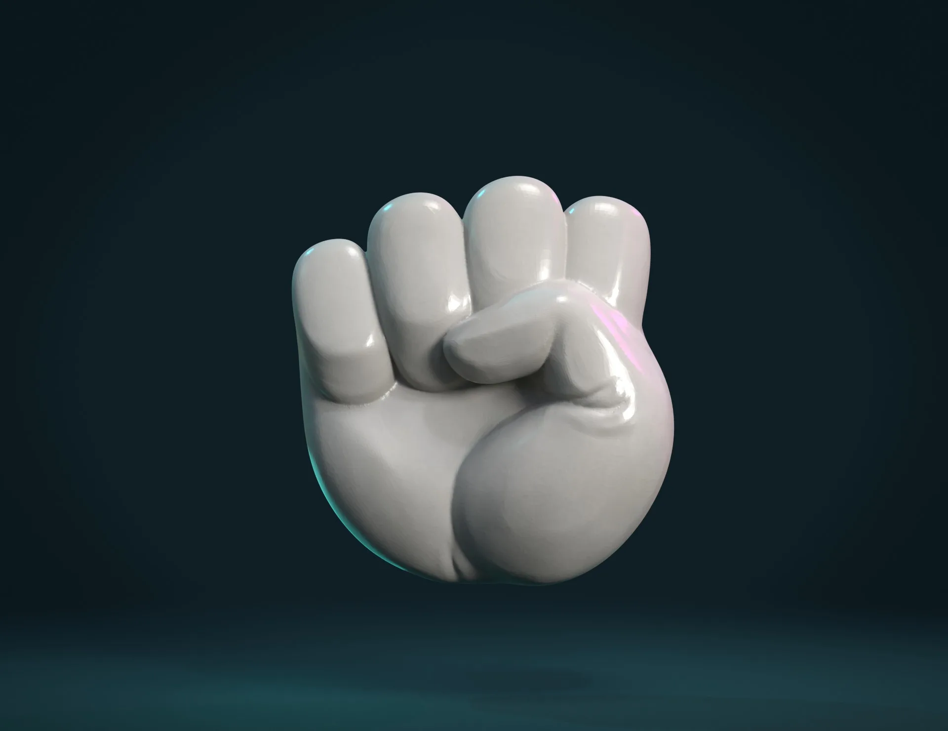 Fist Hand Relief - 3D Print Ready