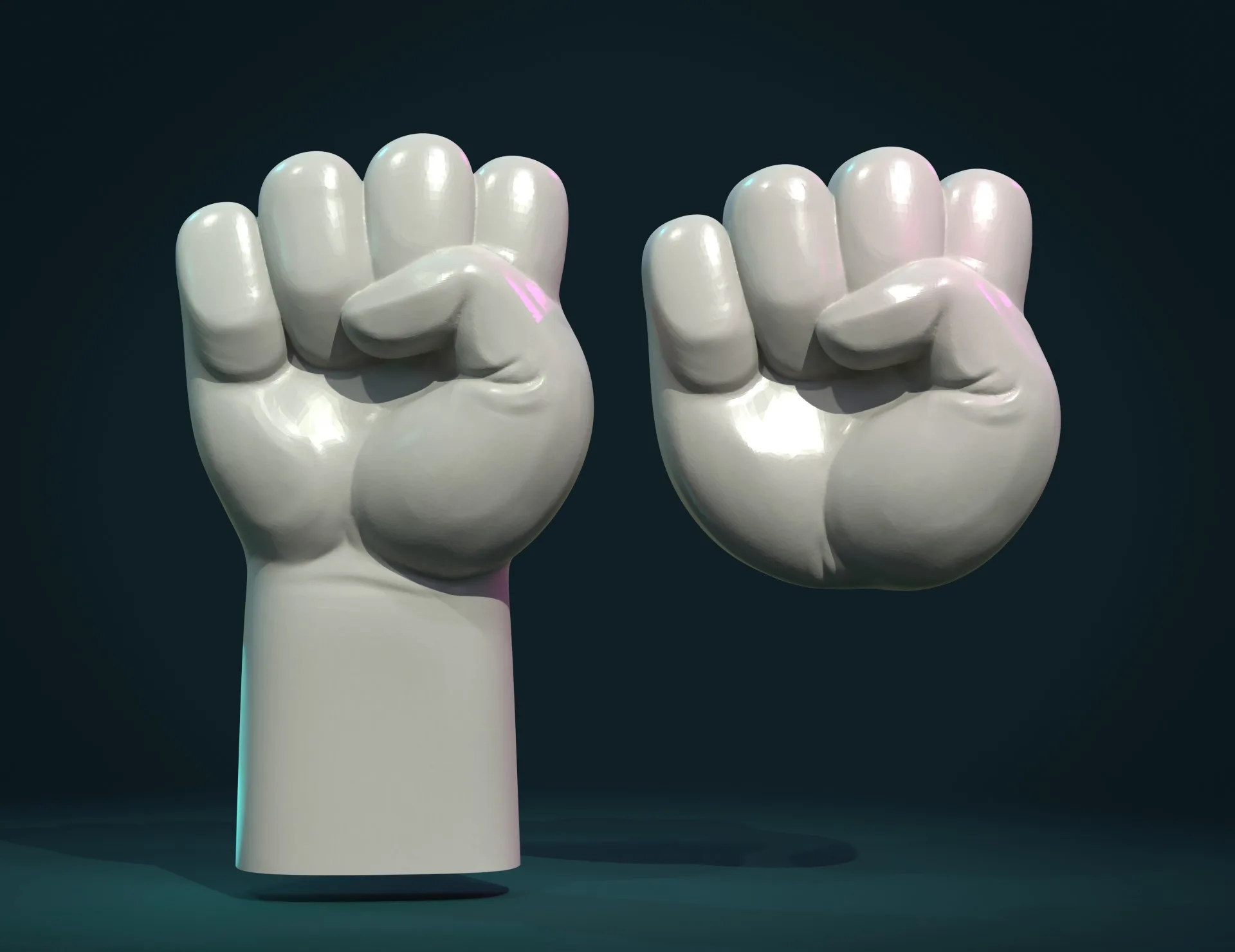 Fist Hand Relief - 3D Print Ready