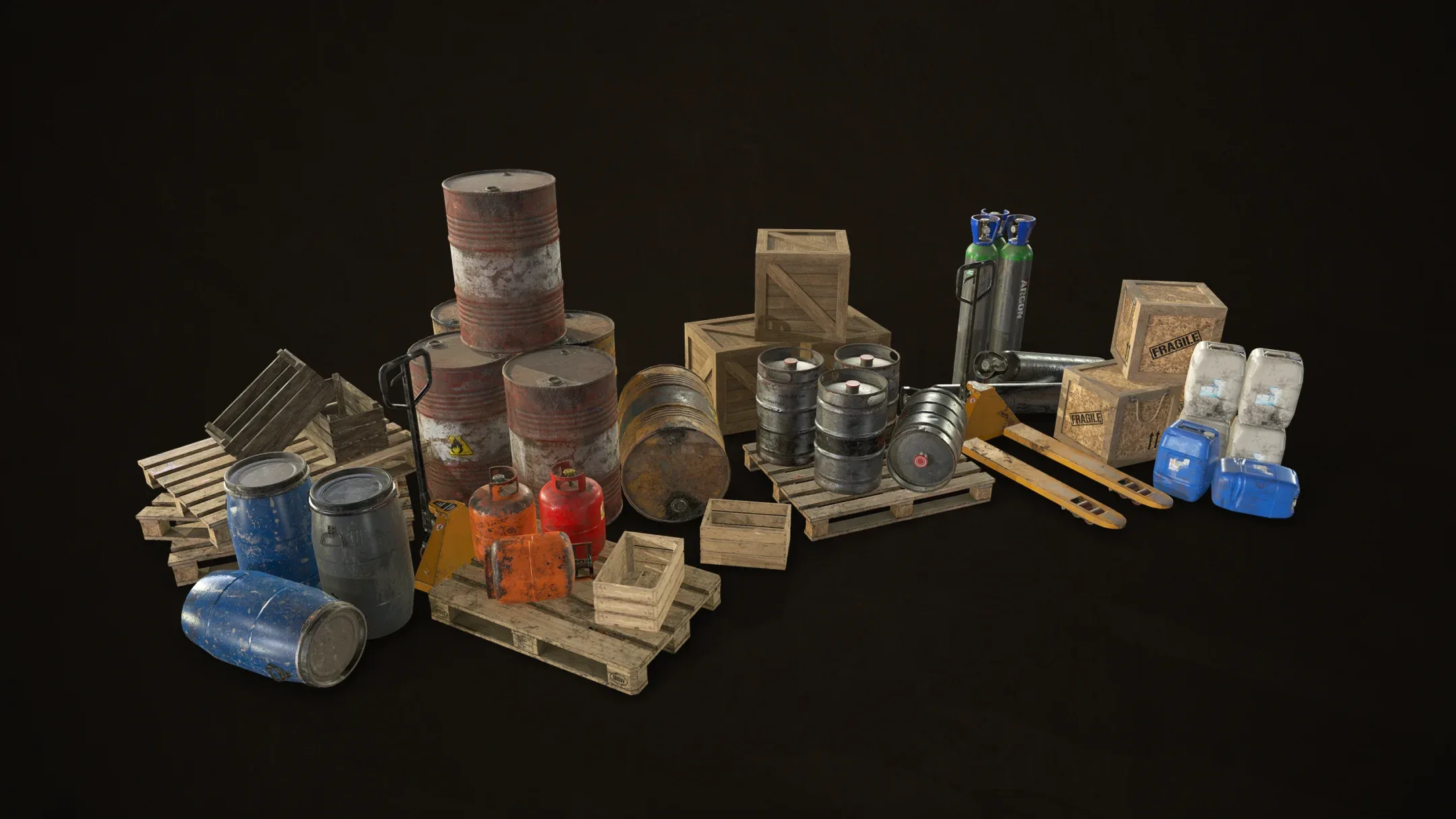 Industrial Warehouse Pack Vol 1 - Low Poly