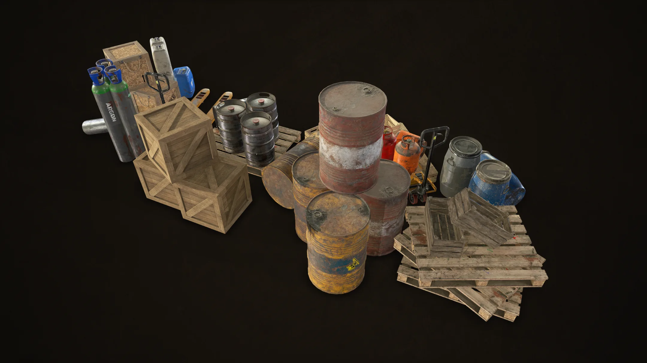 Industrial Warehouse Pack Vol 1 - Low Poly