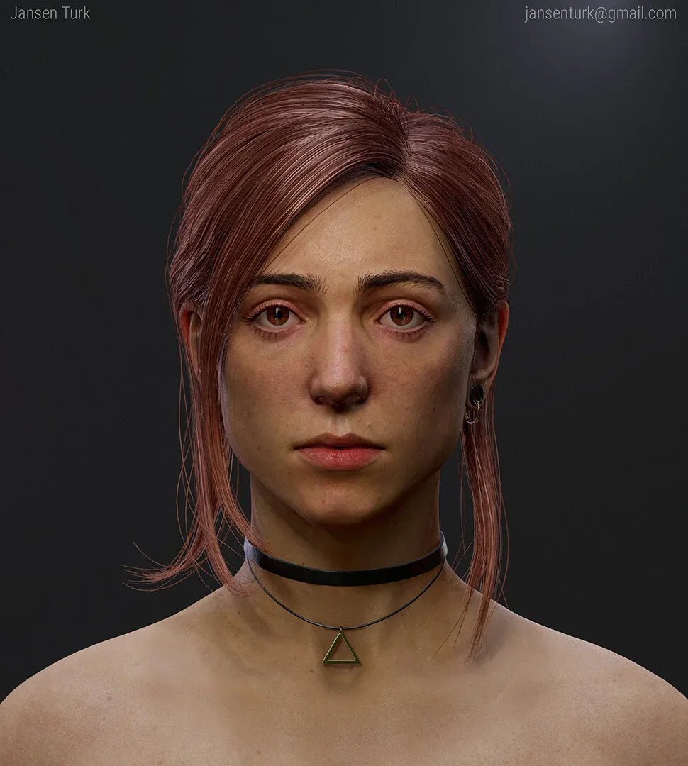 Real-Time Ponytail + Bun Hair Assets