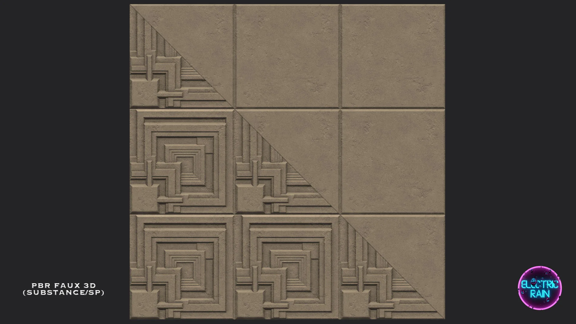 Replicant Tile Substance - Blade Runner / Ennis House / Frank Lloyd Wright