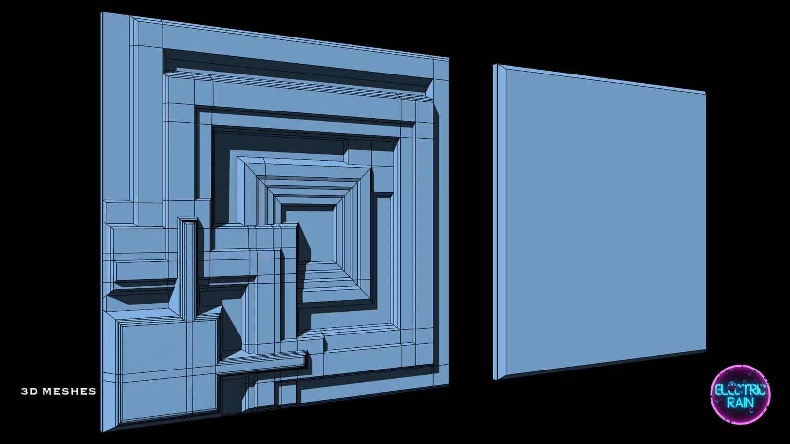 Replicant Tile Substance - Blade Runner / Ennis House / Frank Lloyd Wright