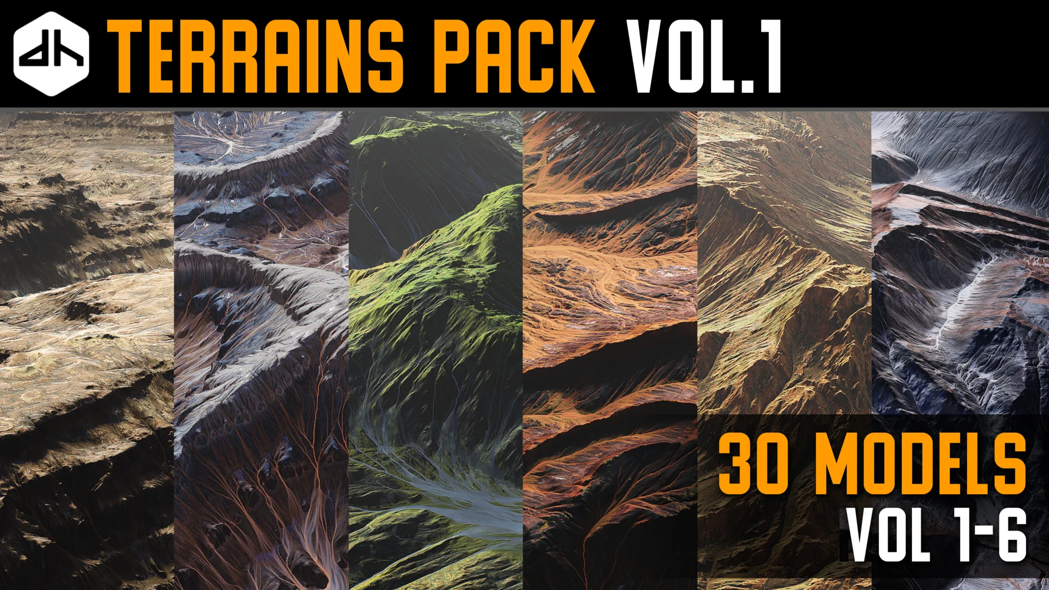 Terrains Pack Vol.1 - FlippedNormals